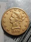  1887 10$  Coronet Head Gold Coin
