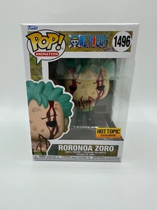 Funko Pop! Animation: One Piece - Roronoa Zoro Nothing Happened #1496 Hot Topic - Picture 1 of 7