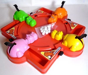 Vintage 1978 Hasbro Hungry Hungry Hippos Fast & Frantic Game w/ Box & 17 Marbles - Picture 1 of 3