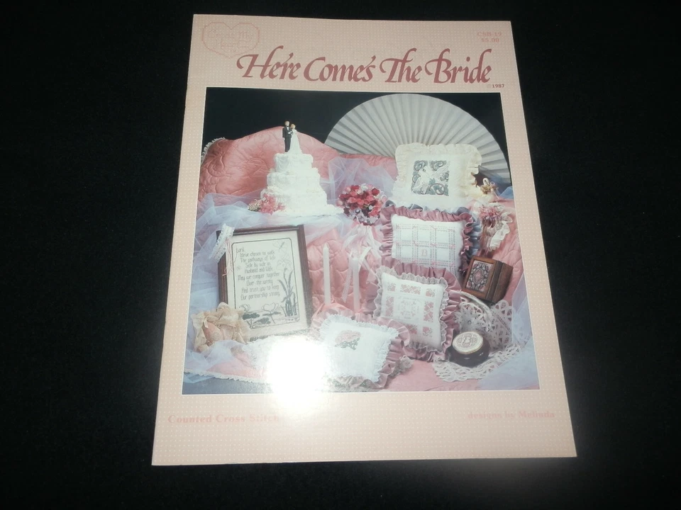 Here Comes the Bride Cross Stitch Pattern Cross My Heart - Wedding, Marriage NEW - Image 1 of 1