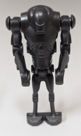 Lego SW0092 Super Battle Droid  MiniFigure - Pearl Dark Gray, Wide Head