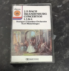 J S Bach - Brandenburg Concertos 1, 3 & 6 (Cassette) - Picture 1 of 3