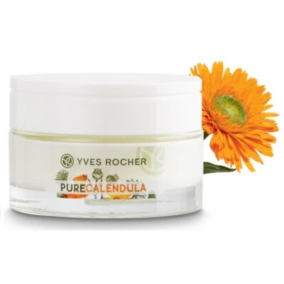 YVES ROCHER PURE CALENDULA REGENERATING CREAM FOR ALL SKIN TYPES, ANTI- WRINKLES