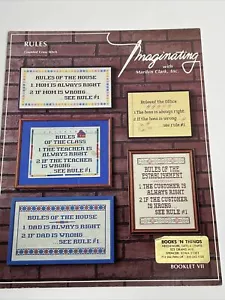 Imaginating Rules Booklet VII Cross Stitch Pattern - Picture 1 of 6