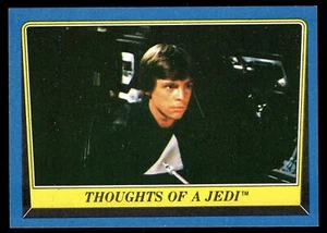 1983 Starwars Return of the Jedi #155 THOUGHT OF A JEDI - Picture 1 of 2