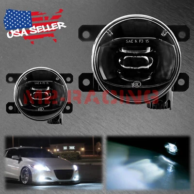 Par de luces antiniebla LED 60W lentes transparentes ajuste calidad repuesto para 11-14 Acura TSX F2 Foto 1 de 4