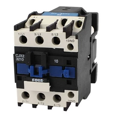 CJX2-3210 32A 3-Phase 1NO Normal Open 24V AC Contactor Starter Relay - Image 1 of 4