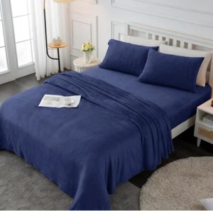 Softan Flannel Sheet Set (Queen) - Picture 1 of 8