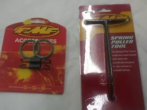 FMF Exhaust Pipe Springs & O-Ring Kit Kawasaki KX80 85 100 & Spring Puller Tool - Picture 1 of 1