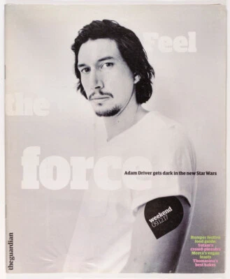 ADAM DRIVER SIMON GALLOW MINEHEAD MANCHESTER Guardian magazine 9 December 2017 - Image 1 of 4