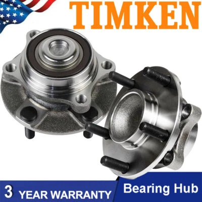 2PCS Timken Front Wheel Bearing Hub Assembly for 2003-2009 Infiniti G35 350Z - Image 1 of 4