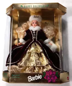 Muñeca Barbie Happy Holidays Rubia Edición Especial Mattel 15646 1996 - Imagen 1 de 3