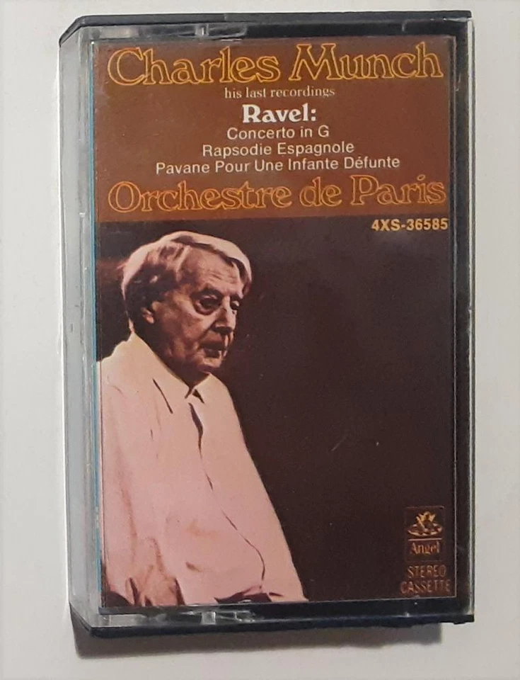 Ravel Concerto In G Charles Munch Cassette Tape Angel 4XS-36585 Made in Mexico - Image 1 of 1