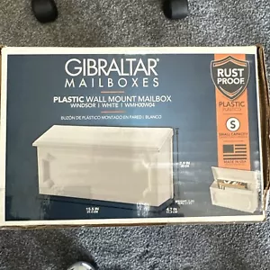 Gibraltar Mailbox Windsor White Wall-Mount WMH00W04 Factory Sealed NIB - Picture 1 of 9