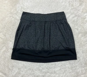 Columbia Womens Size M Black Gray Print Skort Casual Golf Activewear - Picture 1 of 8