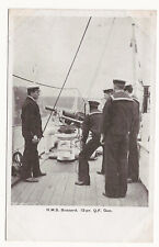 Carte postale HMS Buzzard 12-pr Q.F. Pistolet marine - Gale & Polden