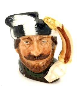 Royal Doulton #6612 THE TRAPPER Small 3 3/4" Jug Mug - Picture 1 of 5