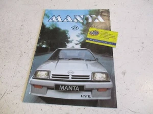 DEPLIANT - CATALOGO OPEL MANTA GTE - EDIZIONE 1983 - IN ITALIANO - Imagen 1 de 1