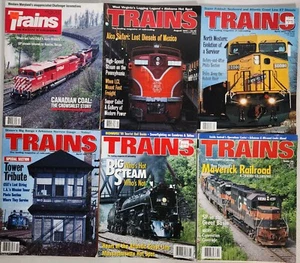 Trenes - The Magazine of Railroading ~ Lote de 6 - Steam, Maverick, Diesel, CSX - Imagen 1 de 4