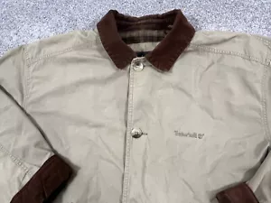 VINTAGE Timberland Weathergear Jacket Mens XL Brown Lined RN 76382 Hiking 90s - Picture 1 of 13