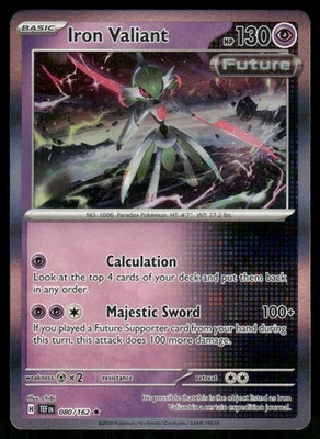 Iron Valiant - 080/162 Rare Holo SV05: Temporal Forces NM - Image 1 of 2