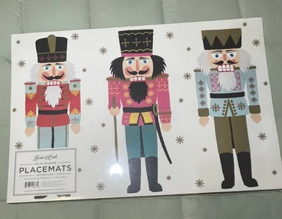 Hester & Cook Pad of 30 NUTCRACKER Paper Placemats Christmas Holiday Party New - Image 1 of 4