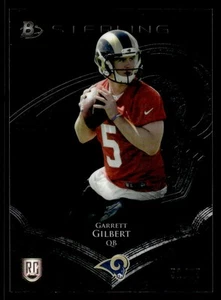 Bowman Sterling #100 Garrett Gilbert Rookie Refractor 2014 #d/75! RAMS - Imagen 1 de 2