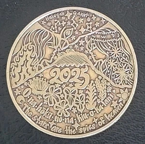 HAWAII BIG ISLAND 2025 Mauna Kea Observatories Token BRASS MEDAL Token COIN UNC. - Bild 1 von 2