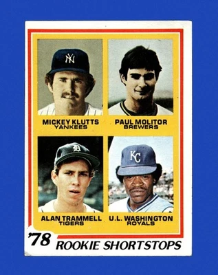 1978 年 Topps Set-Break #707 Paul Molitor Alan Trammell VG-VGEX *GMCARDS* — 第 1/2 张图片
