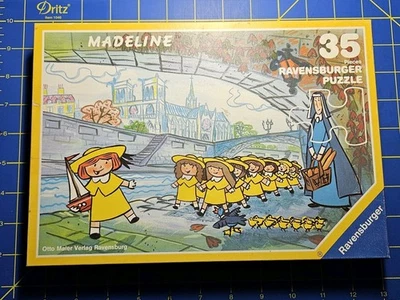 1991 Ravensburger Madeline Picnic By The Seine 35pc Jigsaw Puzzle COMPLETE! - Image 1 of 4