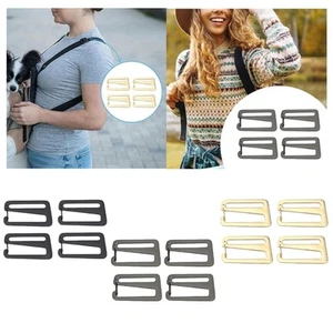 4pcs Metal G Hooks Gurtbing Schnallen Clips G -Haken -Gurtband -Schnallen - Picture 1 of 18