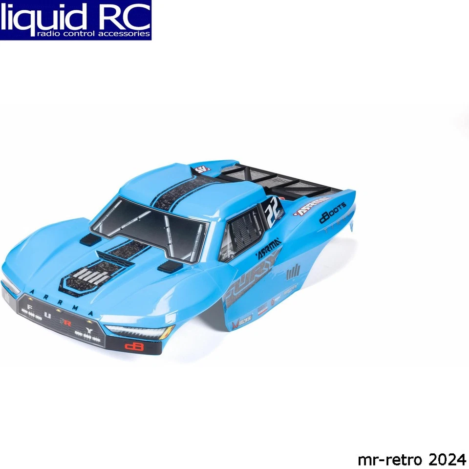 Arrma -1583 FURY Painted Decaled Trimmed Body Set Blue - Image 1 of 1