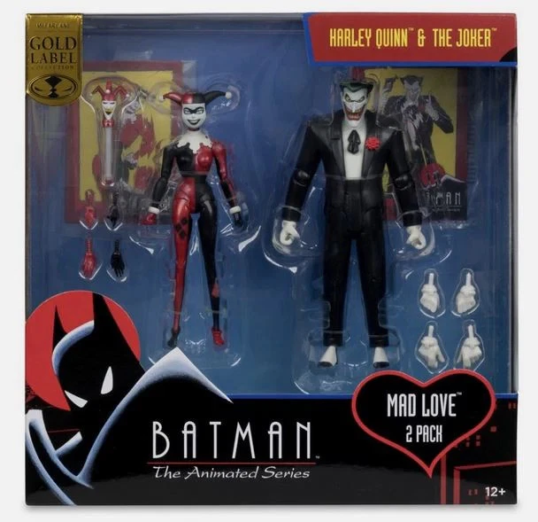 Mcfarlane Toys Batman La Serie Animada Harley Quinn & el Joker Mad Love paquete de 2 Foto 1 de 1
