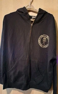 SULLEN Art Collective Full-zip Skull Logo Hoodie XL Distressed Tattoo D25 New - Picture 1 of 6