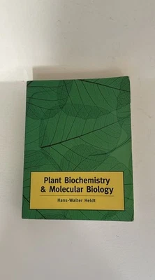 Plant Biochemistry & Molecular Biology by Hans-Walter Heldt Textbook - Image 1 of 2