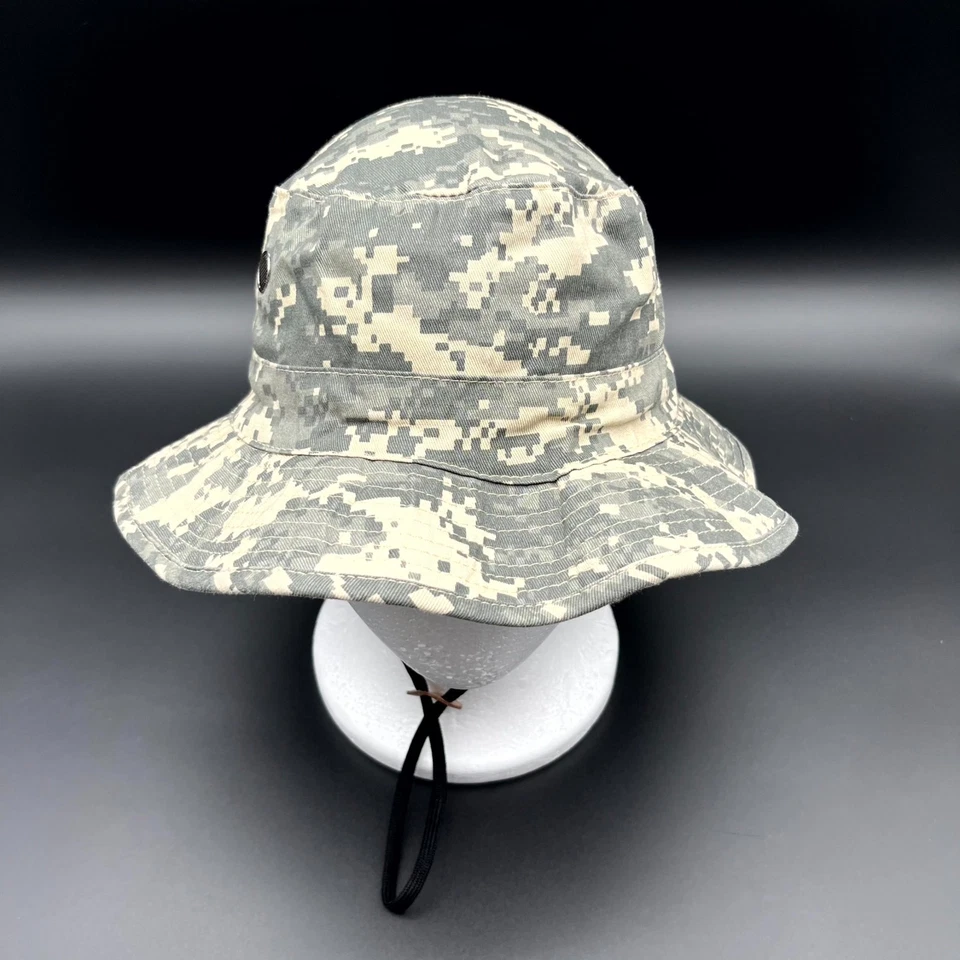Sierra Mountain Gear Hat Mens Camo Bucket Hat Fisherman Boonie Strap Wide Brim - Image 1 of 4