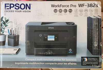 Epson WorkForce Pro WF-3823 Wireless All-In-One Printer Free Shipping  - image 1 of 4