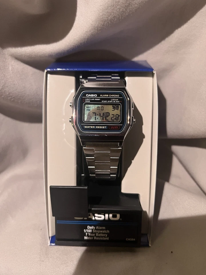 Casio A158 Personalizado Mimikyu Pokémon Mod - Reloj Digital Retro Inoxidable Foto 1 de 1