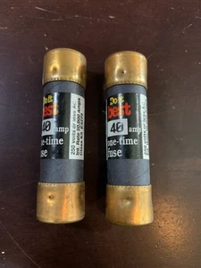 Lote de FUSIBLES 40amp x2 piezas fusible único 250 voltios o menos clase K5 hazlo mejor E4273 - Imagen 1 de 3