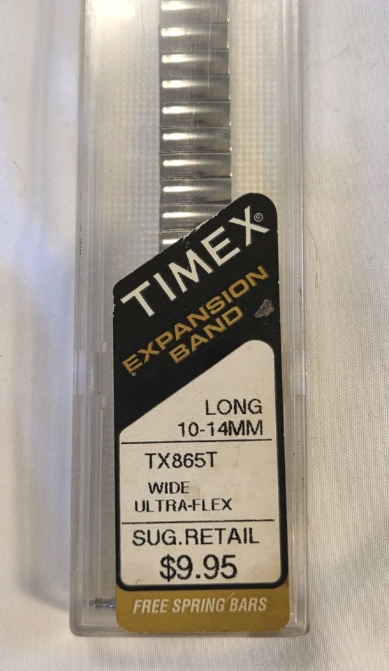 Banda de Expansión Timex TX865T 10-14 mm Largo Tono Plateado Ancho Ultra Flex Foto 1 de 4