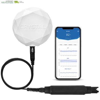 Crystal Smart Water Monitor for Chlorine & Bromine Pools, Hot Tubs & Swim Spas - - Image 1 of 4