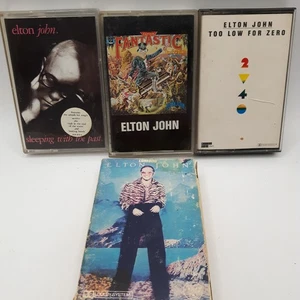 Elton John 1989 Cassetts Tape Albums  x 4 H27 - Picture 1 of 5