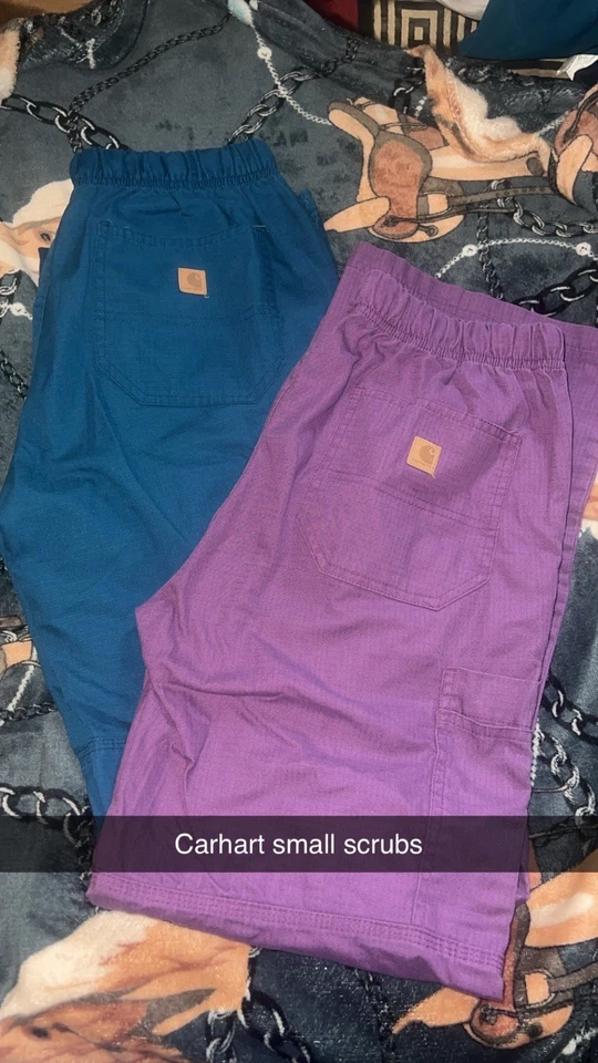 2 pairs of Women’s Carhartt scrub Pants Size Small - Image 1 of 1