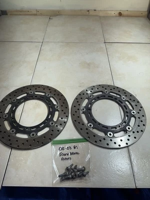 Rotores de freno delanteros Yamaha R1 2002-2003 Foto 1 de 4