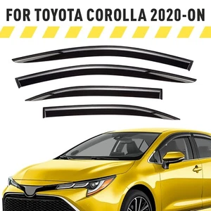 Protectores de lluvia viseras de ventilación pantalla para Toyota Corolla 2020-2025 sedán - Imagen 1 de 9