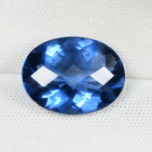 8.95 ct ULTIMATE HOT PURPLE BLUE NATURAL FLUORITE Checker Cut See Vdo 9219 JB - Picture 1 of 2