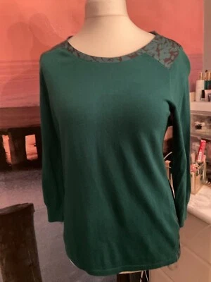 Principles by Ben de Lisi, Size 14, Green jumper animal print, Used good cond. - Image 1 of 4