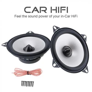 2pcs 4 Inch Door Auto Audio Music Stereo Full Range Hifi Coaxial Speakers 2 Way - Picture 1 of 12