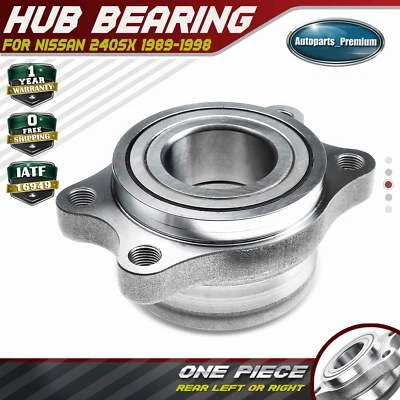 Conjunto de cojinete de cubo de rueda trasero izquierdo o derecho para Nissan 240SX 1989-1998 L4 2,4 L Foto 1 de 4