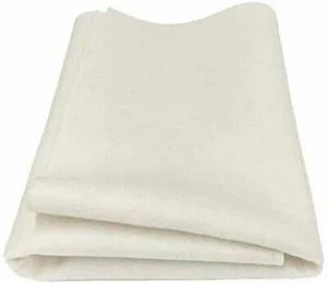 100% MERINO WOOL FELT  18 X 22”Sheet-  MADE IN USA- Natural Sew, Craft,  Dyeable - Picture 1 of 1